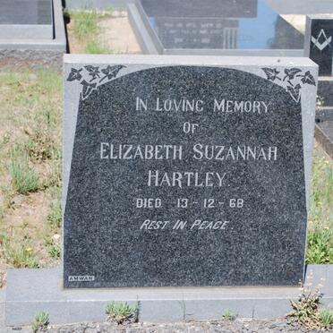 HARTLEY Elizabeth Suzannah -1968