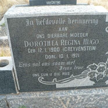 HUGO Gabriel Francois 1892-1955 &amp; Dorothea Regina GREYVENSTEIN 1900-1971