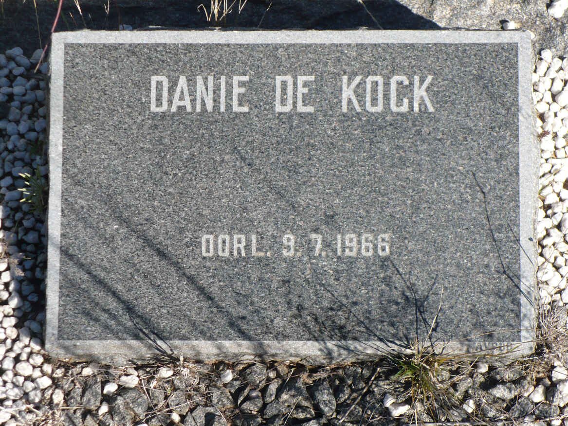 KOCK Danie, de -1966