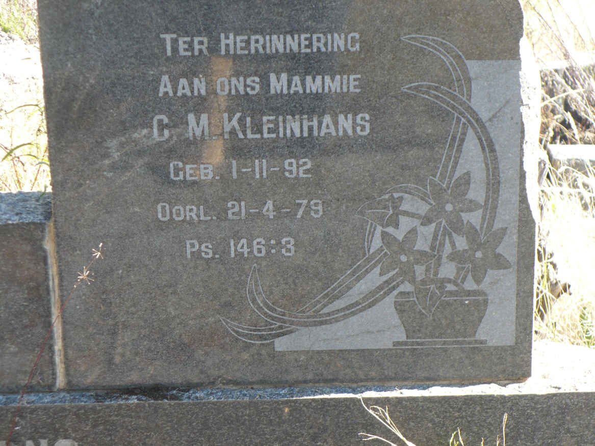 KLEINHANS C.M. 1892-1979