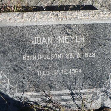 MEYER Joan nee POLSON 1923-1964