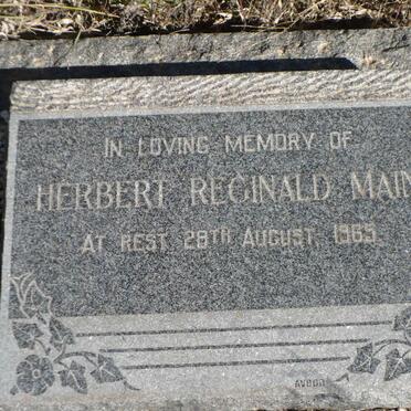 MAIN Herbert Reginald -1965
