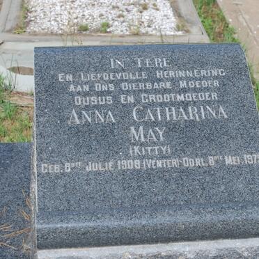 MAY Anna Catharina nee VENTER 1908-1975