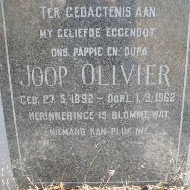 OLIVIER Joop 1892-1962