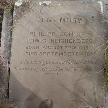 REICHENBERG Philipp 1865-1965