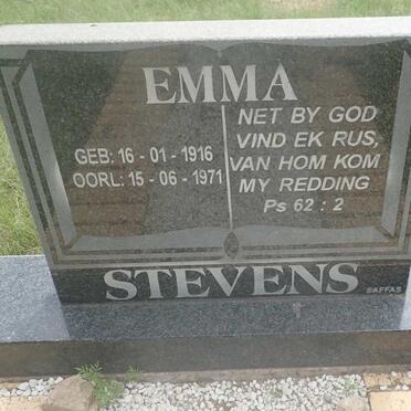STEVENS Emma 1916-1971