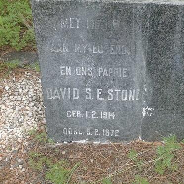 STONE David S.E. 1914-1972