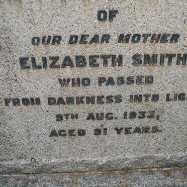 SMITH Elizabeth -1933