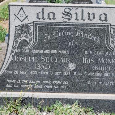 SILVA Joseph St.Clair, da 1903-1957 &amp; Iris Monica KING 1908-1968