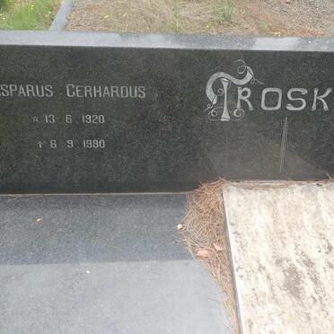 TROSKIE Casparus Gerhardus 1920-1980