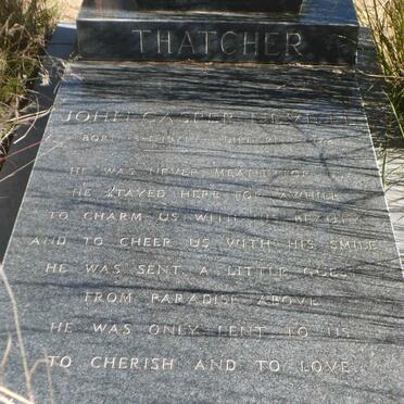 THATCHER John Casper Neville 1971-1972