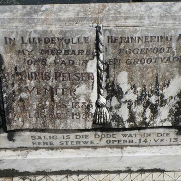 VENTER Theunis Pelser 1886-1939