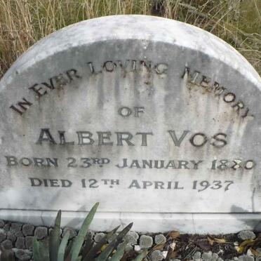 VOS Albert 1880-1937
