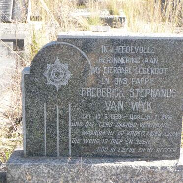 WYK Frederick Stephanus, van 1928-1966