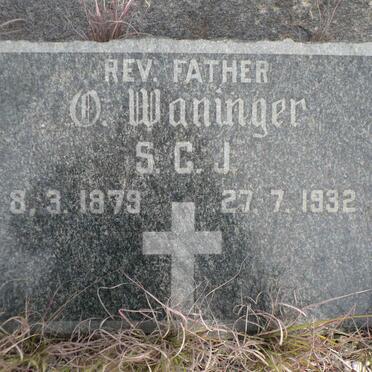 WANINGER O. 1879-1932