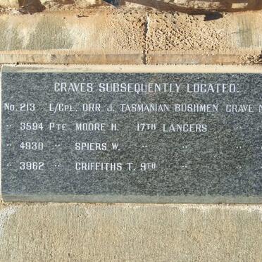 4. Graves subsequently located