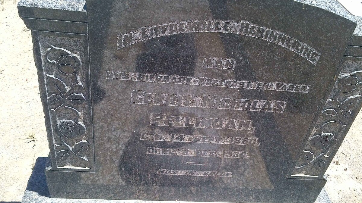 BELLINGAN Gerrit Nicholas 1880-1936