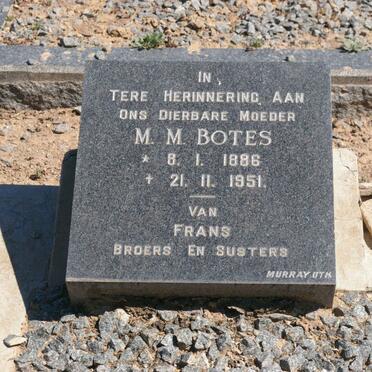 BOTES M.M. 1886-1951