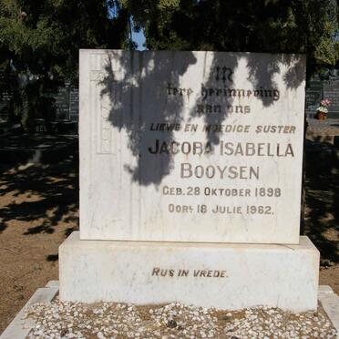 BOOYSEN Jacoba Isabella 1898-1962