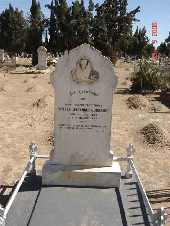 CONRADIE Willem Johannes 1833-1877