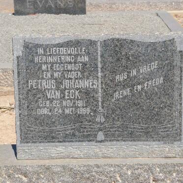 ECK Petrus Johannes, van 1911-1969