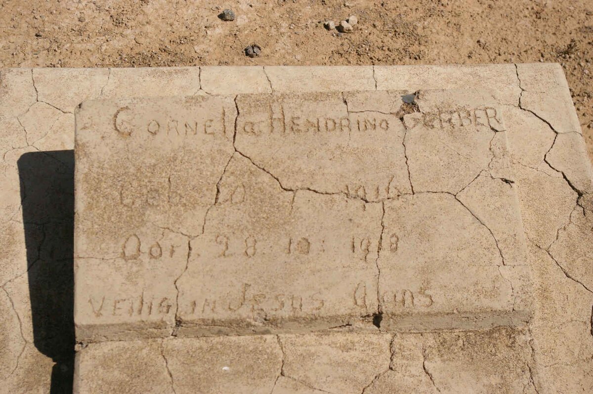 GERBER Cornelia Hendrina 1916-1918