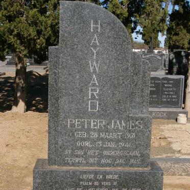 HAYWARD Peter James 1916-1941
