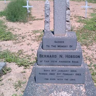 HOBSON Bernard N. 1894-1963