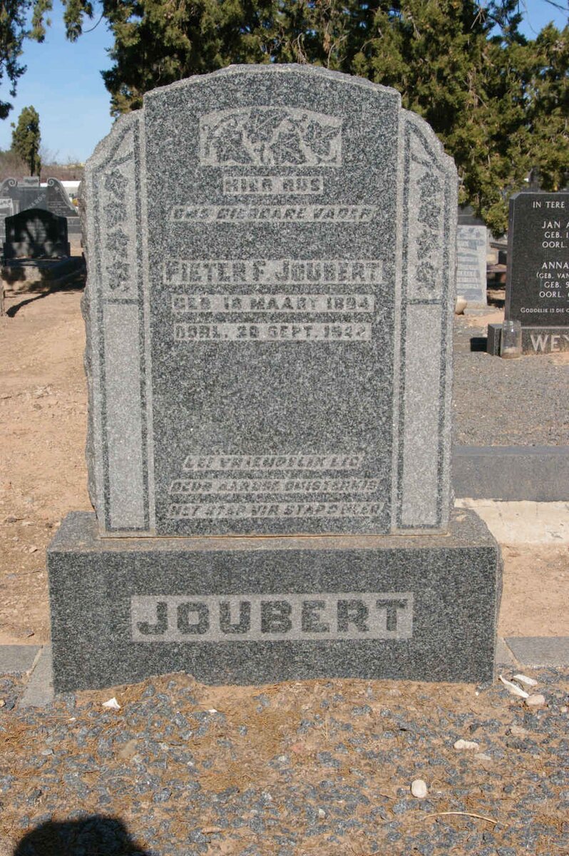 JOUBERT Pieter F. 1894-19??