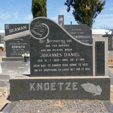KNOETZE Johannes Daniel 1902-1981