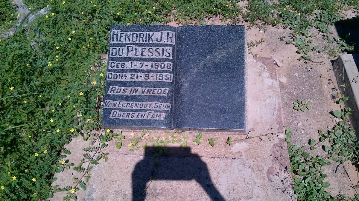 PLESSIS Hendrik J.R., du 1908-1951