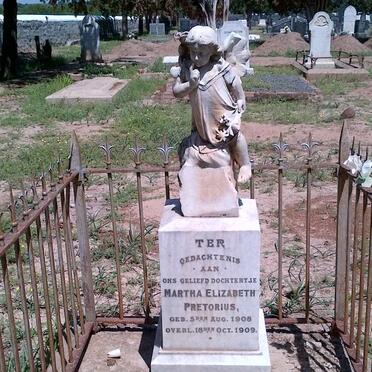 PRETORIUS Martha Elizabeth 1908-1909