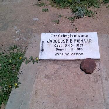 PIENAAR Jacobus F.E. 1871-1918