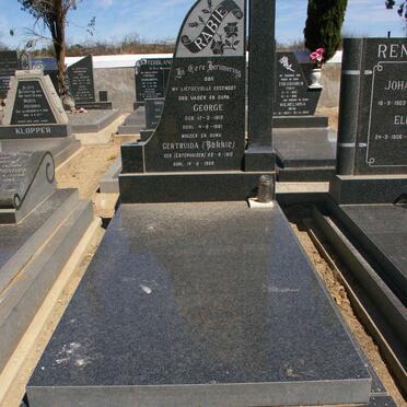 RABIE George 1912-1981 &amp; Gertruida ESTERHUIZEN 1913-1988