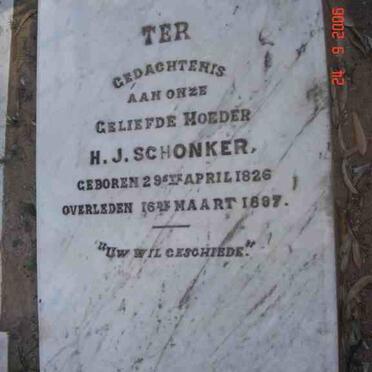 SCHONKER H.J. 1826-1897