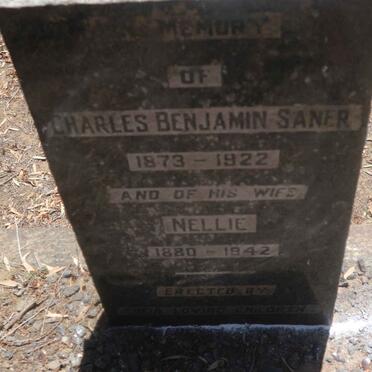 SANER Charles Benjamin 1873-1922 &amp; Nellie 1880-1942