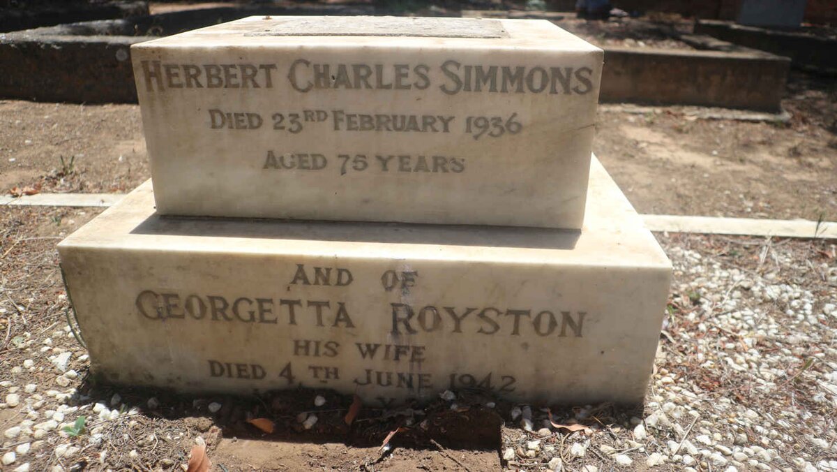 SIMMONS Herbert Charles -1936 &amp; Georgetta ROYSTON -1942