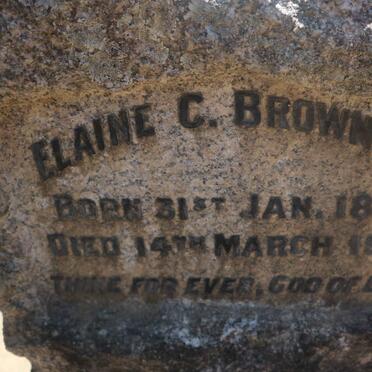 BROWNLOW Elaine C. 1898-1930