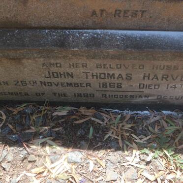 HARVEY John Thomas 1868-1961 &amp; Jane Ramage HILSON 1872-1956