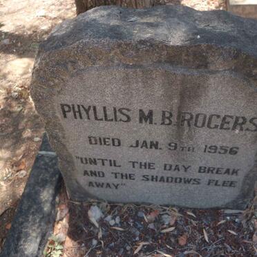 ROGERS Phyllis M.B. -1956