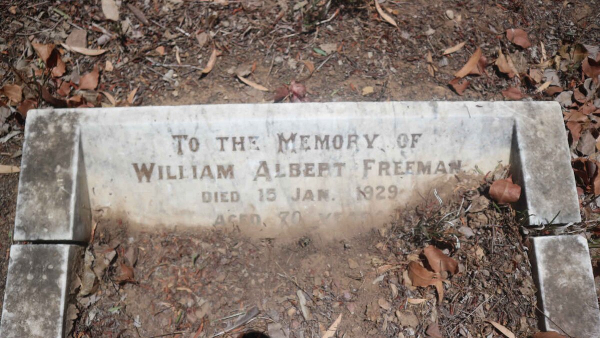 FREEMAN William Albert -1929