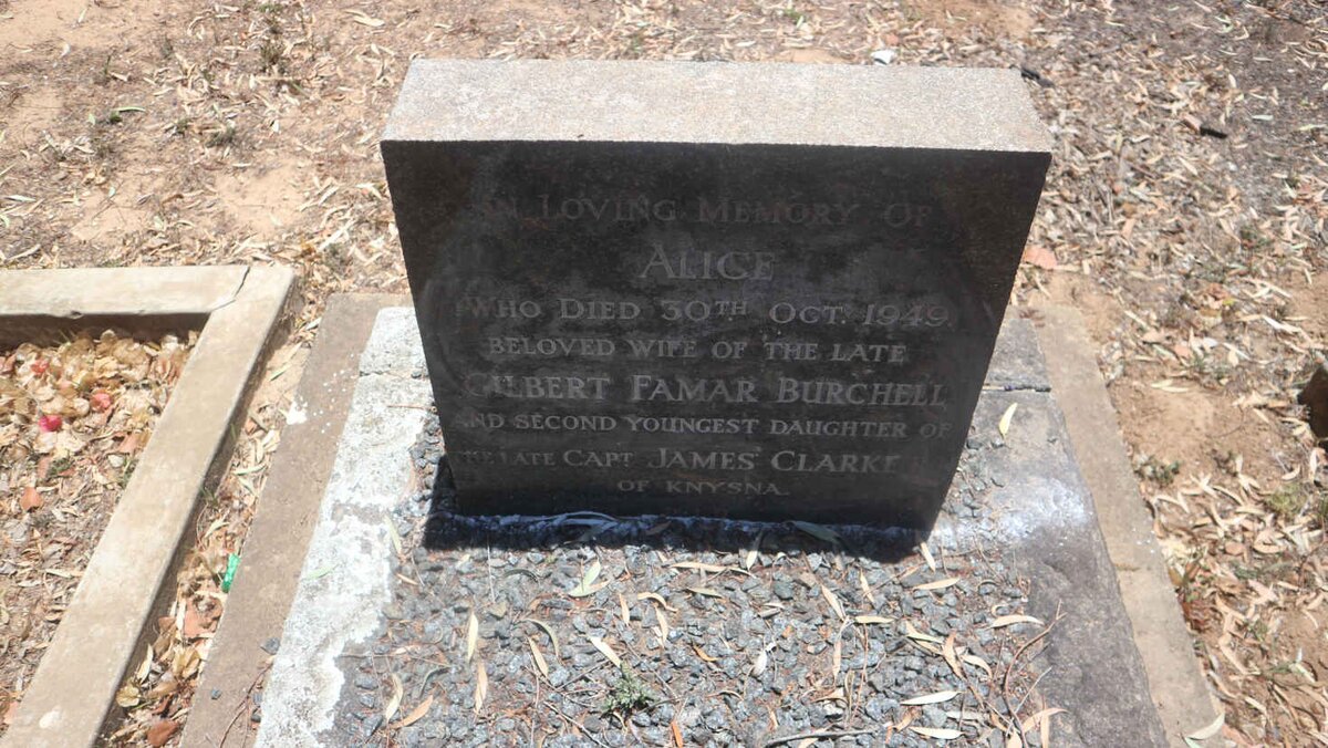 BURCHELL Alice nee CLARKE -1949