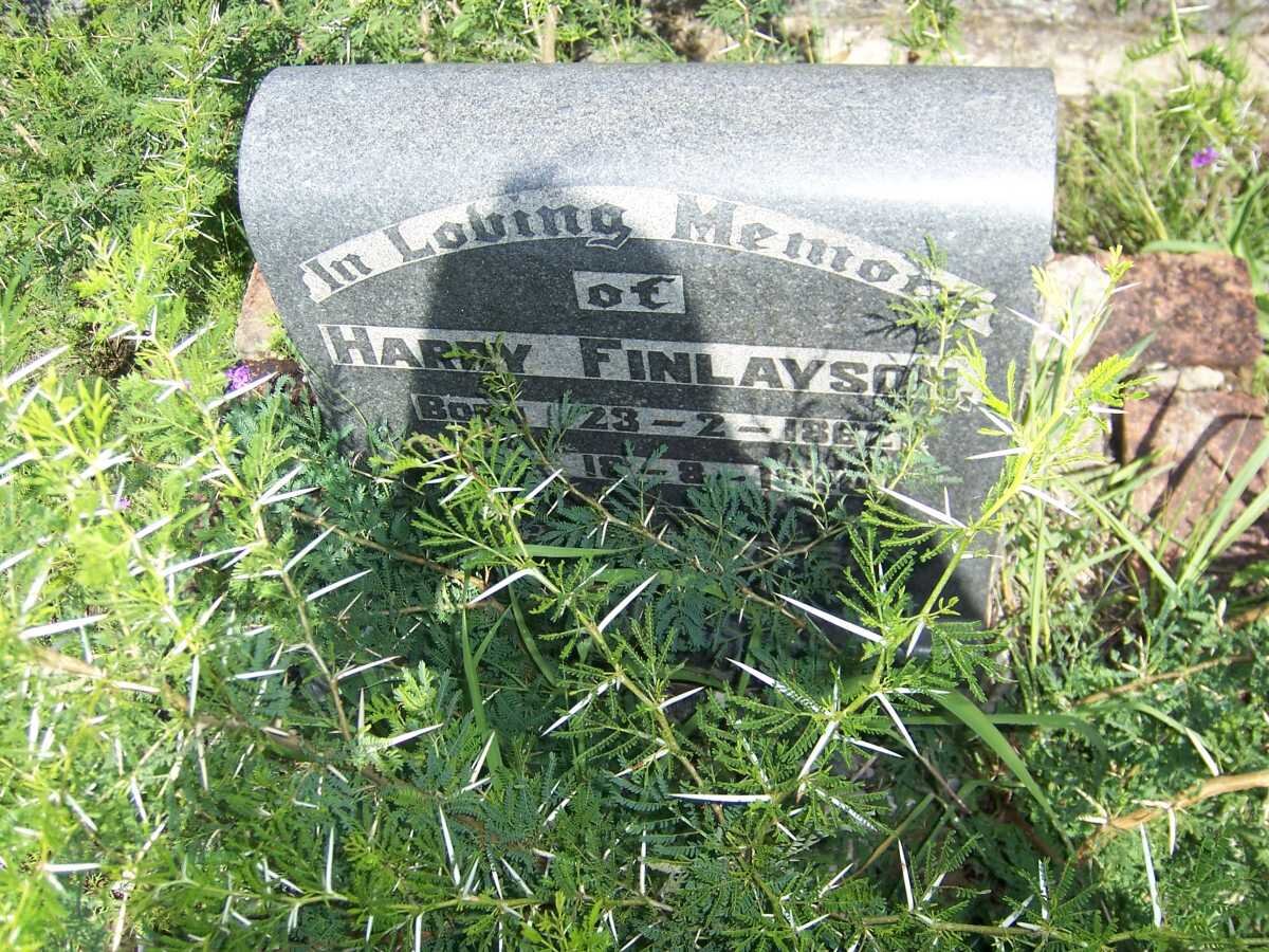 FINLAYSON Harry 1862-1940