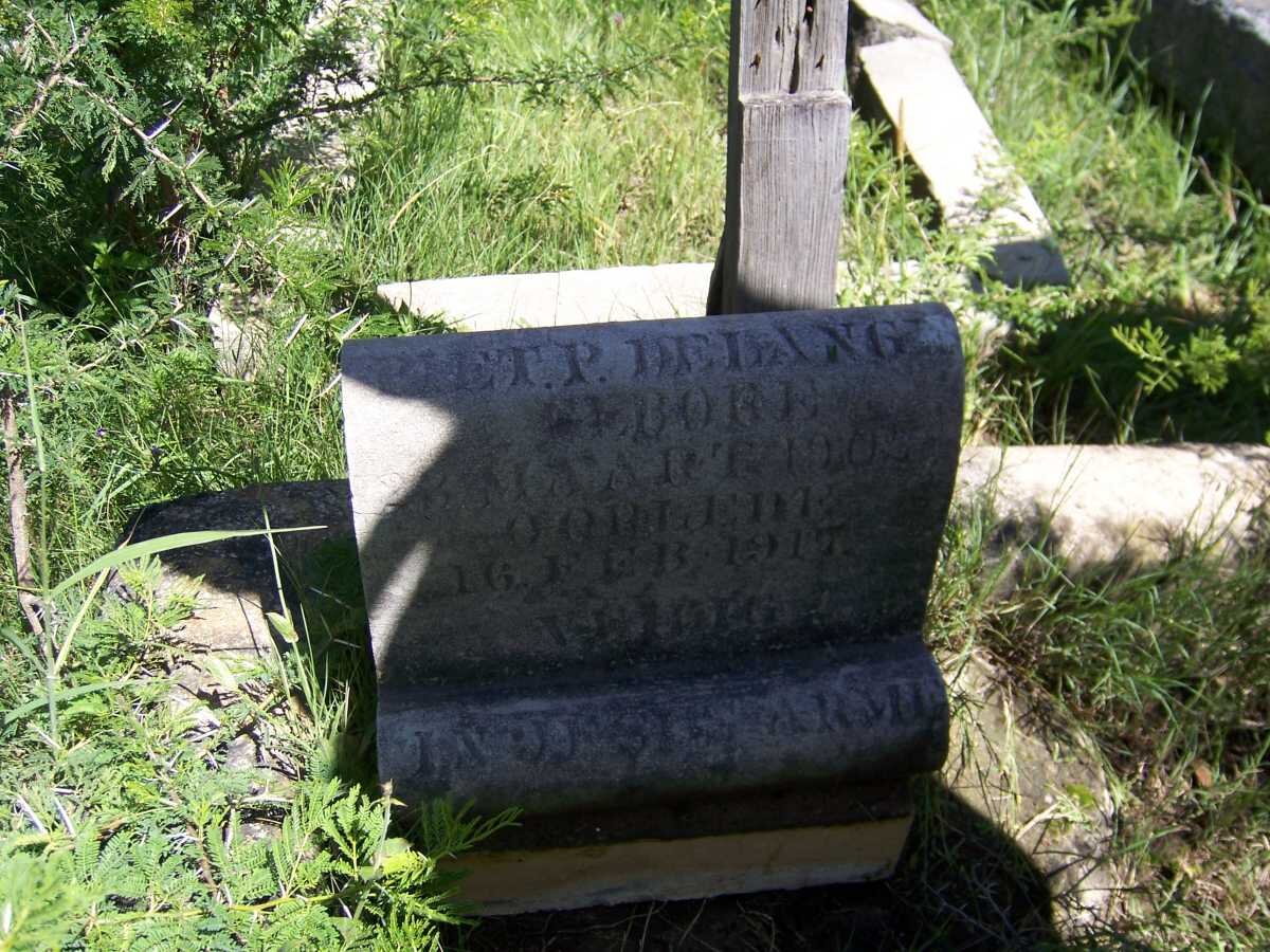 LANGE Piet P., de 1905-1917