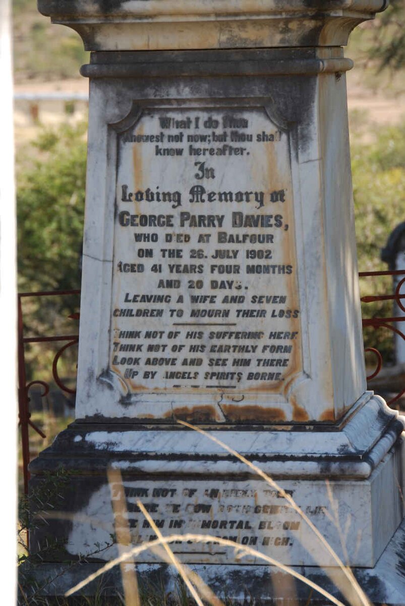 DAVIES George Parry -1902