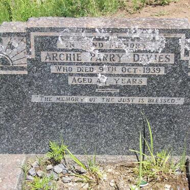 DAVIES Archie Parry -1939