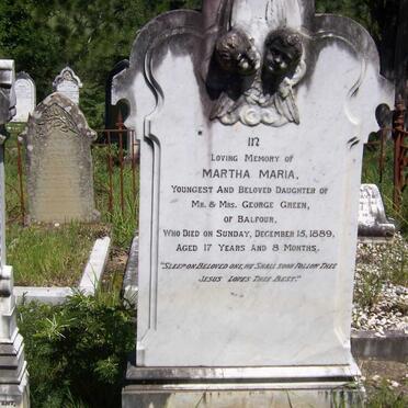 GREEN Martha Maria -1889