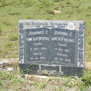 MERWE Johannes C., van der 1860-1939 &amp; Johanna C. 1867-1949