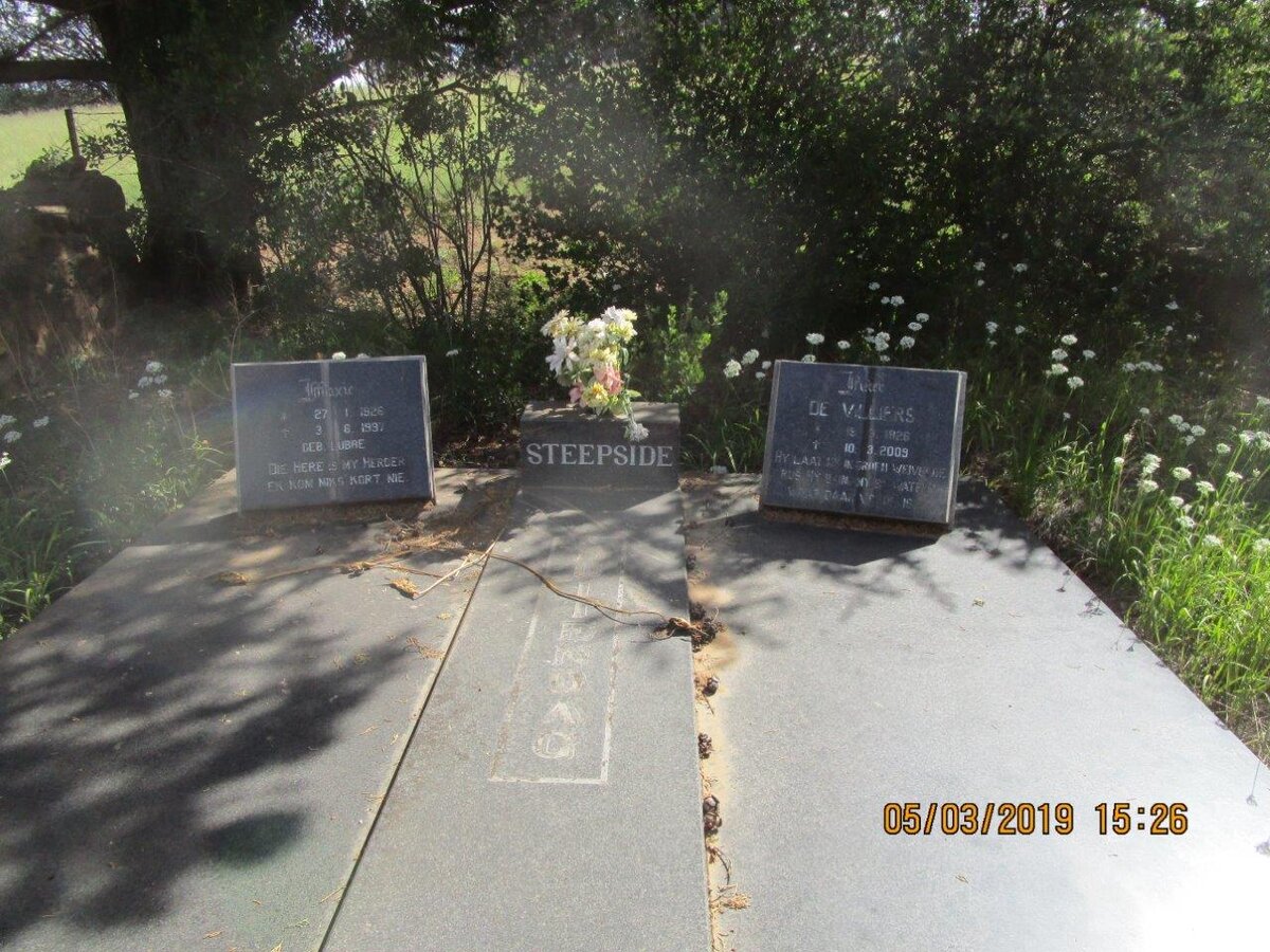 BUITENDAG P. de Villiers 1926-2009 &amp; Maxie LUBBE 1926-1997