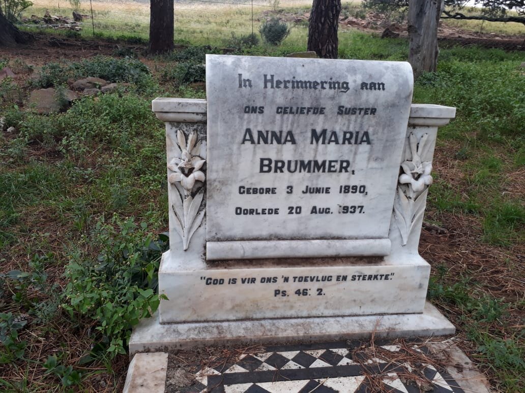 BRUMMER Anna Maria 1890-1937